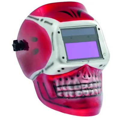 Zdjęcie produktu dla BGS 8858 Przyłbica spawalnicza "SKULL", automatycznie przyciemniana