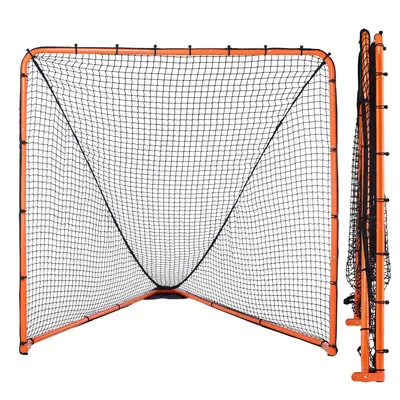 Obrázek produktu pro SucceBuy Lacrosse Goal, 6' x 6' lakrosová síť, skládací přenosné lakrosové tréninkové vybavení na zahradu, tréninková síť s ocelovým rámem, rychlé a snadné sestavení lakrosové branky
