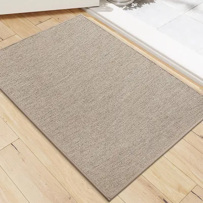 Obrázok produktu pre Podlahová rohož 60 x 90 cm – Štýlová a odolná podlahová rohož v khaki farbe