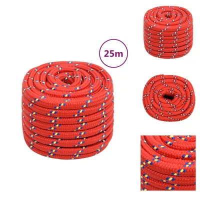 Image de vidaXL Corde de bateau rouge 20 mm 25 m Polypropylène - Cordes