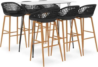 Produktbild von 7-tlg. Bar-Set Weiß und Schwarz