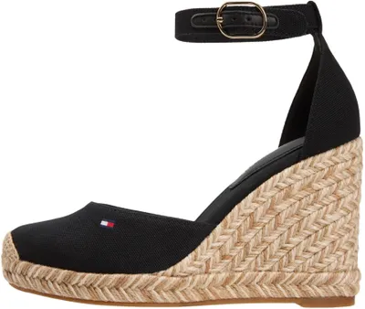 Produktbild von Tommy Hilfiger Damen Wedge Sandalen High Closed Toe mit Keilabsatz, Schwarz (Black), 40
