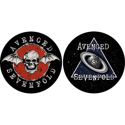 Produktbild von Avenged Sevenfold - Digitální gramofon, lebka 2-Pack RO9698 (jedna velikost) (černá/červená/bílá)