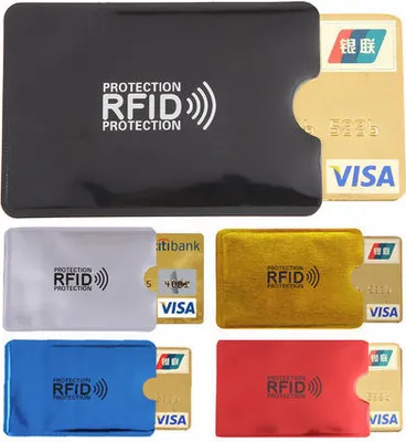 Produktbild von 5x RFID Schutzhülle Blocker NFC Datenschutz Abschirmung EC Karte Kreditkarte Ausweis RFIDHÜLLE