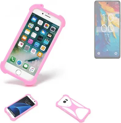 Produktbild von K-S-Trade Handy Hülle kompatibel mit TCL 50 Pro NXTPAPER 5G Schutz Hülle Bumper Silikon Schutz Hülle Cover Case Silikoncase Silikonbumper TPU