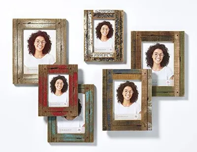 Productafbeelding van Walther Dupla, houten portret, 20x30 cm, wit/naturel. YA030W
