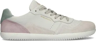 Immagine prodotto di Groundies Nova GO1 scarpe da donna, scarpe da ginnastica a piedi nudi, pelle, beige/rosa - Categorie Groundies marche Groundies scarpe da ginnastica, beige, pelle (nabuk-pelle liscia)