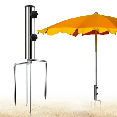 Zdjęcie produktu dla Solidne kotwy do stabilizacji parasoli – uchwyty do parasoli plażowych – stojaki na parasole – kotwy do zakotwienia – regulowane – kompaktowe i lekkie