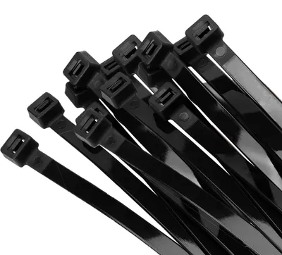 Zdjęcie produktu dla 80 sztuk opasek kablowych - 300 mm x 12 mm - odporne na promieniowanie UV i wytrzymałe