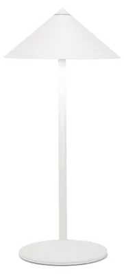 Zdjęcie produktu dla Zafferano Pina L lampa stołowa LED 6 W, akumulatorowa, IP65, dotykowy ściemniacz, magnetyczna głowica, do wnętrz i na zewnątrz, biała