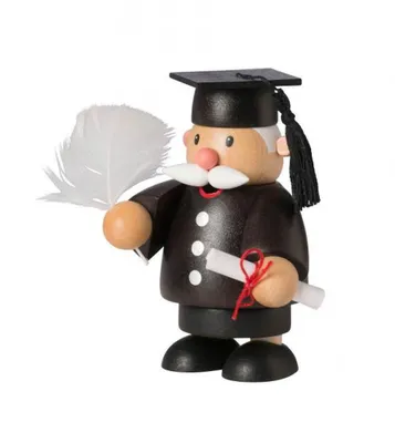 Produktbild von Doktorand (10cm) Räuchermann von KWO