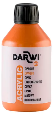 Image de Darwi Opak Peinture acrylique orange 250 ml 1 pièce