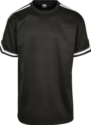 Obrázek produktu pro Pánské tričko Urban Classics Oversized Stripes Mesh Tee black - M