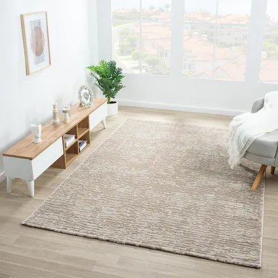 Produktbild von Teppich Wohnzimmer Kurzflor Schlafzimmer läufer Hochtief-Muster/ 3D-Effekt Boho