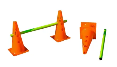 Immagine prodotto di set di 4 coni di allenamento con barre - ideali per l'allenamento dell'agilità