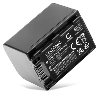 Image de CELLONIC 1x Batterie pour Appareil photo Compatible avec Sony DCR-DVD103, DCR-DVD105, DCR-DVD106, NP-FH50 - (1400mAh, 7.4V)