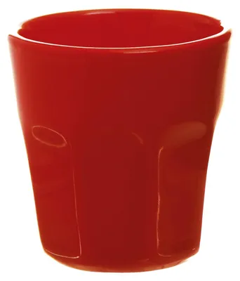 Kaffeetasse 80 ml Keramik 6x6x6,3 cm Rot