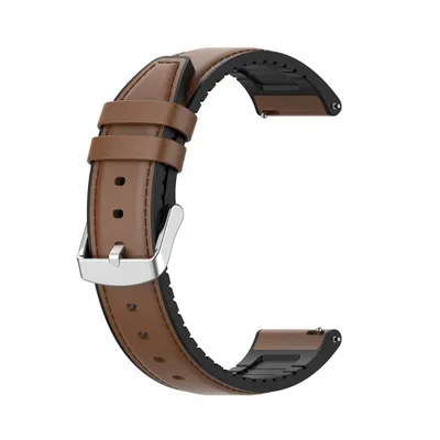 Obrázok produktu pre Techsuit - Watchband 22mm (W007) remienok pre Samsung Galaxy Watch (46 mm) / Watch 3 / Gear S3, Huawei Watch GT / GT 2 / GT 3 (46 mm) – hnedý