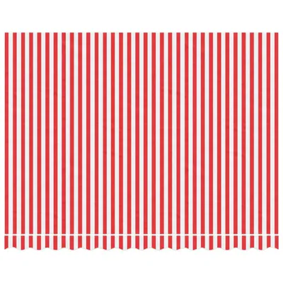 A red and white striped fabric pattern.