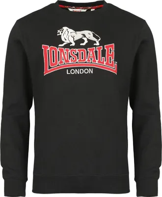 Obrázek produktu pro Pánská mikina s výstřihem regular fit LAWINS Black/Red/Grey XL Lonsdale