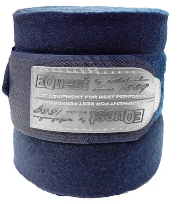 Produktbild von EQuest Fleece Bandagen EQuest Aktion - 4er Set in verschiedene Farben, Farbe:Navy