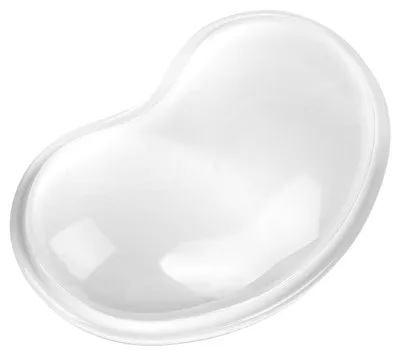 Produktbild von Handgelenkauflage Mausunterlage Gel - Silikongel - 11 x 7 x 2 cm - Rutschfeste Unterseite - Für Tastatur und Maus - Büro und Gaming