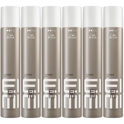 Produktbild von Wella EIMI Dynamic Fix Haarspray 6 x 500ml flexibler Halt UV-Schutz 45 Sek.