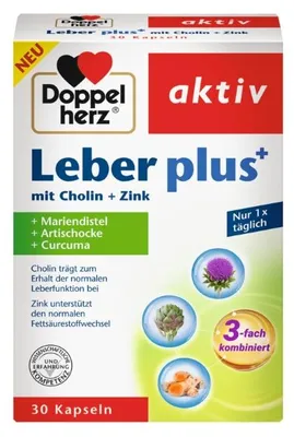 Produktbild von Doppelherz Leber plus Kapseln, 30 St. Kapseln