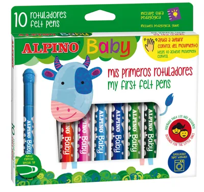 Productafbeelding van Alpino AR002010, 10 stuks, Multicolor, Multicolor, Rond, 10 stuks, Ophangdoos