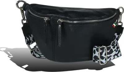 Produktbild von Florence Tasche Tragegurt passend schwarz Leder Gürteltasche D2OTF821S