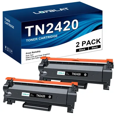 2er-Pack Toner TN-2420/TN-2410 für Brother MFC-L2710DW, HL-L2350DW