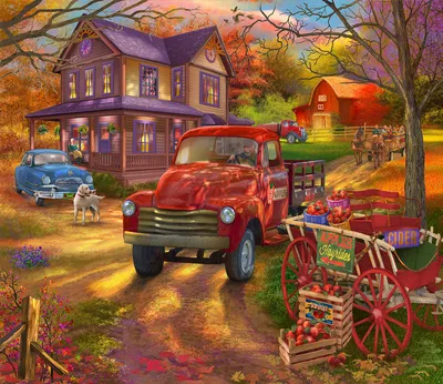 Obrázek produktu pro SunsOut Puzzle Jablečná farma - 1000 dílků puzzle