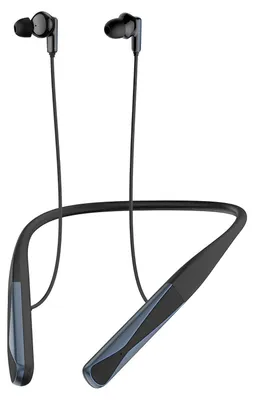 Obrázok produktu pre Bluetooth slúchadlá, športové slúchadlá do uší, 35 hodín výdrže, ANC a ENC potlačenie hluku, 280mAh, bezdrôtové, športové slúchadlá do uší, hlboká čierna a modrá farba – A18C