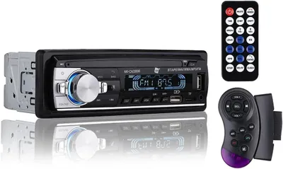 Productafbeelding van Autoradio 1 DIN met RDS, Bluetooth 5.0, USB, AUX en LCD-display met afstandsbediening