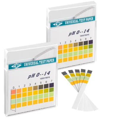 Produktbild von ECENCE pH Teststreifen 200 Stck, Lackmus Testpapier, Messbereich 0-14, Urin Teststreifen, Säuretes