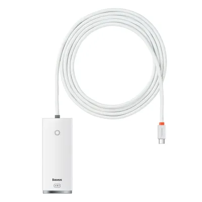 Immagine prodotto di Adattatore HUB USB tipo C serie Baseus Lite - 4x USB 3.0 2m bianco (WKQX030502)