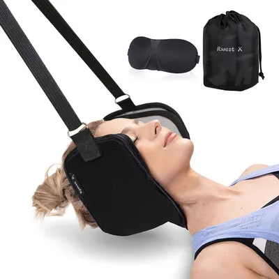 Produktbild von Kopf Hängematte Traktion Relief Massagegerät Schmerzlinderung Entspannung für Schulter Nacken tragbare Nackentraktionsgerät