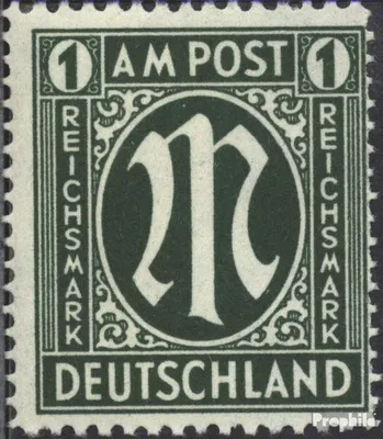 Produktbild von Briefmarken Bizone (Alliierte Besetzung) 1945 Mi 35B gestempelt AM-Post