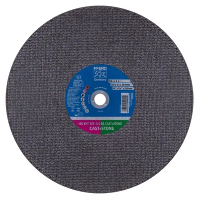 Produktbild von PFERD Cut-off wheels for petrol cutters SG CAST+STONE, 35 cm, 10 Stück(e)