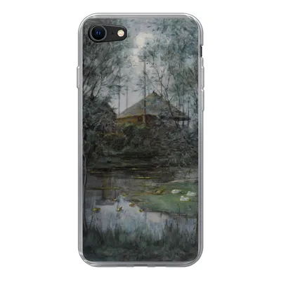 Produktbild von MuchoWow® Handyhülle Schutzhülle Hülle für iPhone 8 Heuhaufen - Piet Mondrian Silikon Softcase Handy Hülle - Schutzhaube