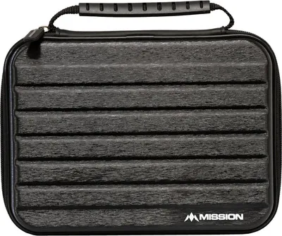 Image de Mission ABS-4 Darts Case Metallic Schwarz Darttasche