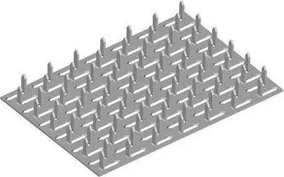 Produktbild von Kontaktplatte 01-02 BV 15/35x105 ZB / Paket 1 St.