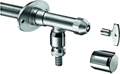 Produktbild von Schell Außenwandarmatur II Set POLAR frostsicher, Installationsbausatz ohne Rohrbelüfter, mattchrom 039970399
