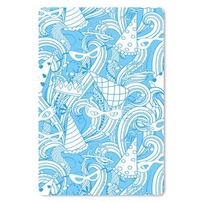Produktbild von MuchoWow® Mauspad Mousepad Muster - Karneval - Maske 18x27 cm - Mousepads - Maus Mat - Pad - Mausunterlage