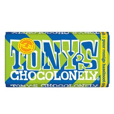 Produktbild von Tony's Chocolonely - Zartbitterschokolade Haselnuss Crunch - 180g