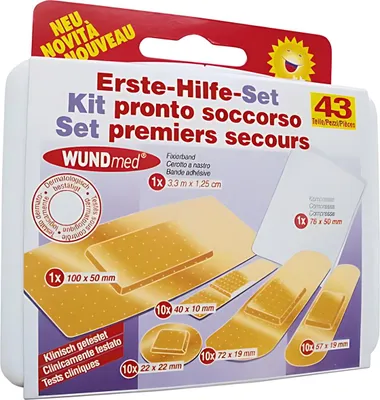 Image de WUNDmed® 05-008 WUNDmed® Pflaster Erste-Hilfe-Set 05-008 beige, 43 St.
