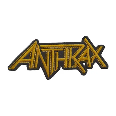 Produktbild von Anthrax Yellow Logo Aufnäher zum Aufnähen