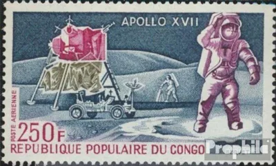 Produktbild von Briefmarken Kongo (Brazzaville) 1973 Mi 364 (kompl.Ausg.) postfrisch Apollo 17