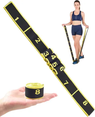 Produktbild von Stretchband für Yoga, elastisch, 1,5 m lang, für Dehnübungen