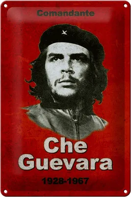 Produktbild von Blechschild Retro 20x30cm Comandant Che Guevara 1928-1967